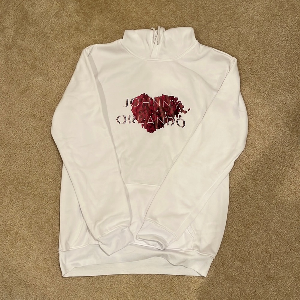 White hoodie